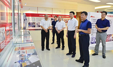 福建省人大常委會(huì)黨組書記、副主任張廣敏蒞臨虹潤(rùn)公司調(diào)研指導(dǎo)